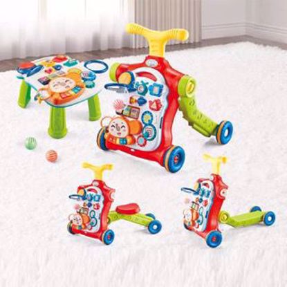 Picture of 4-in-1 Baby table, Baby walker, Tricycle and scooter